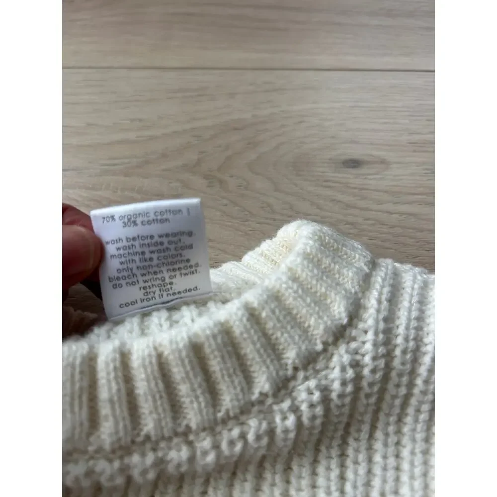 Little Co. Lauren Conrad Cream Pullover Knit Chunky Sweater - Size 18 months - Picture 6 of 8